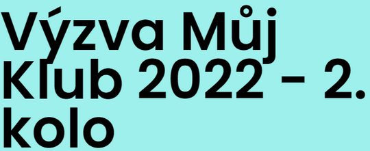 Dotace Můj klub 2022 - 2. KOLO