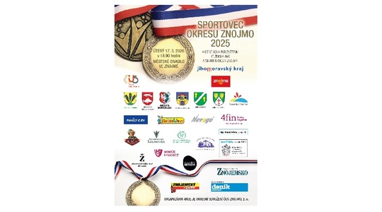 Slavnostní vyhlášení ankety Sportovec roku 2025 okresu Znojmo